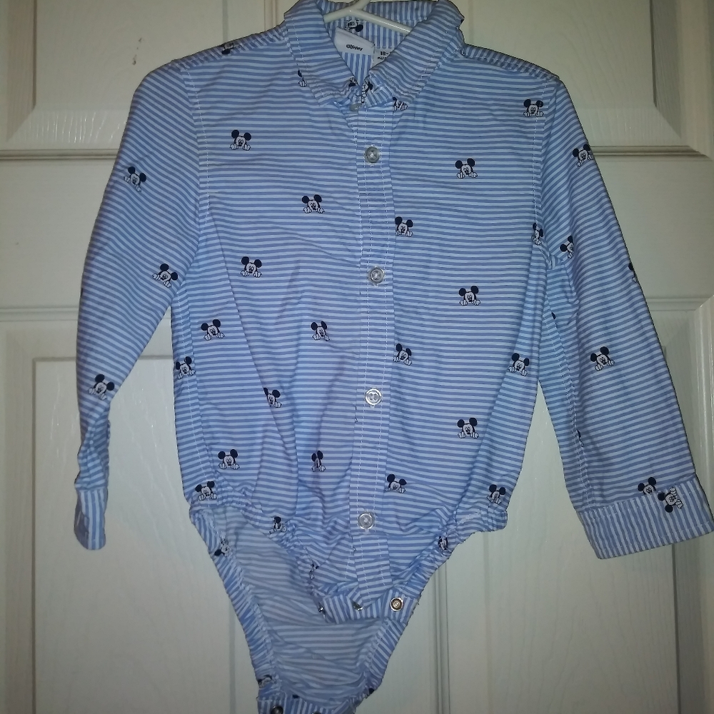 Disney mickey mouse dress shirt
